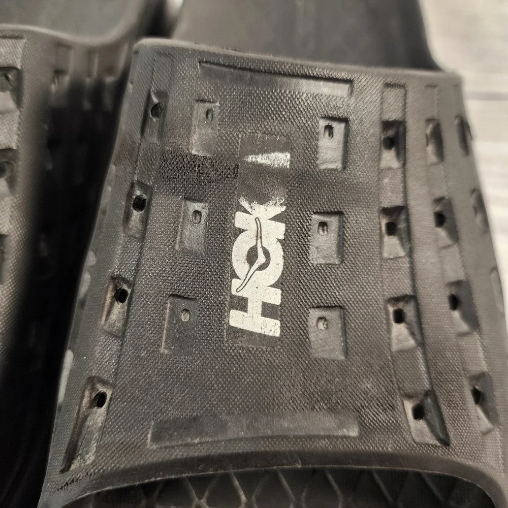Hoka One One Ora Recovery Slide Mens 12 Black Comfort Sandals Slip On 1099673
